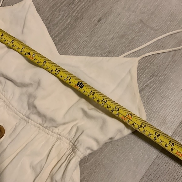 Zara trf Neutral tie back knot Dress Size M‎ romance simmer vacation midi straps - Picture 13 of 14